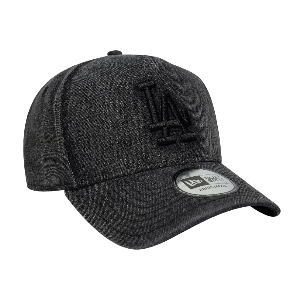 New Era Derhúfa - LA washed denim black e frame trucker