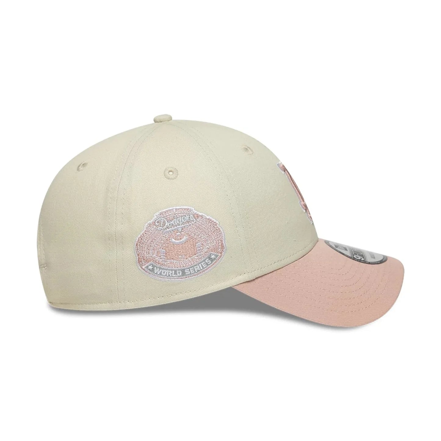 New Era Derhúfa - LA Dodgers MLB World Series Patch Light Beige 9FORTY Adjustable Cap