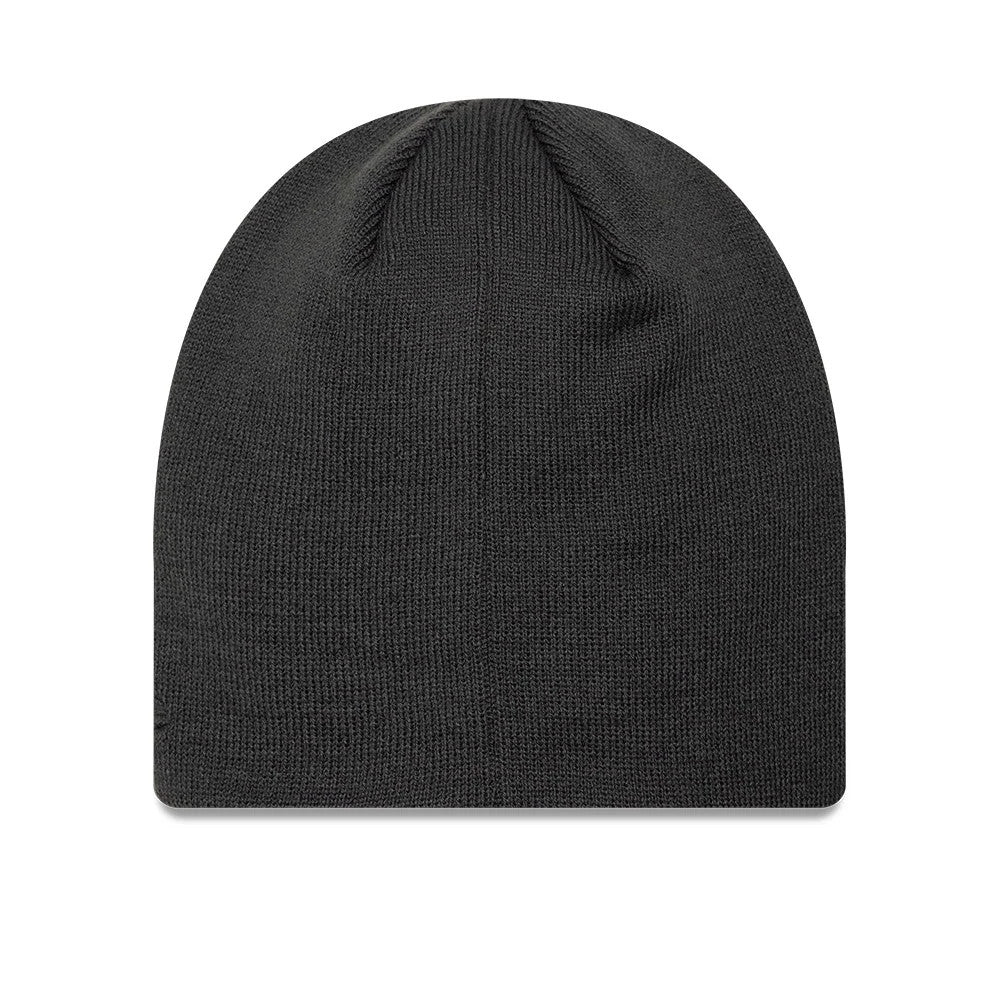 New Era Húfa - LA Dodgers MLB Script Charcoal Skull Knit Beanie