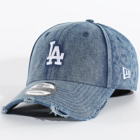 New era derhúfa - Cap Acid Wash Denim 9Forty LA Los Angeles Dodgers 60856240 Light Blue