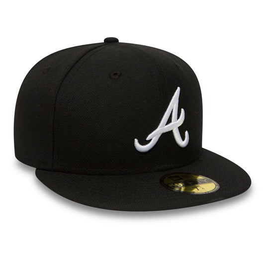 New Era Derhúfa - Atlanta Braves Essential Black 59FIFTY Cap