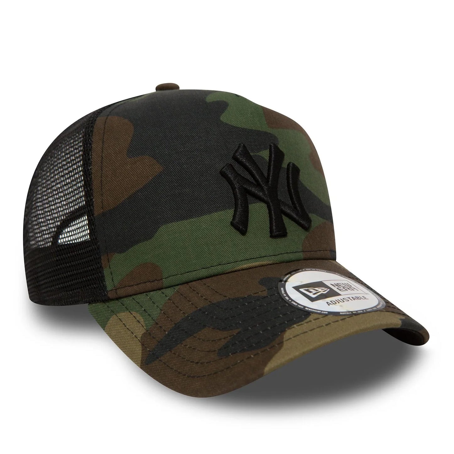 New Era Derhúfa - New York Yankees MLB League Essential camó 9FORTY A-Frame Trucker Adjustable Cap