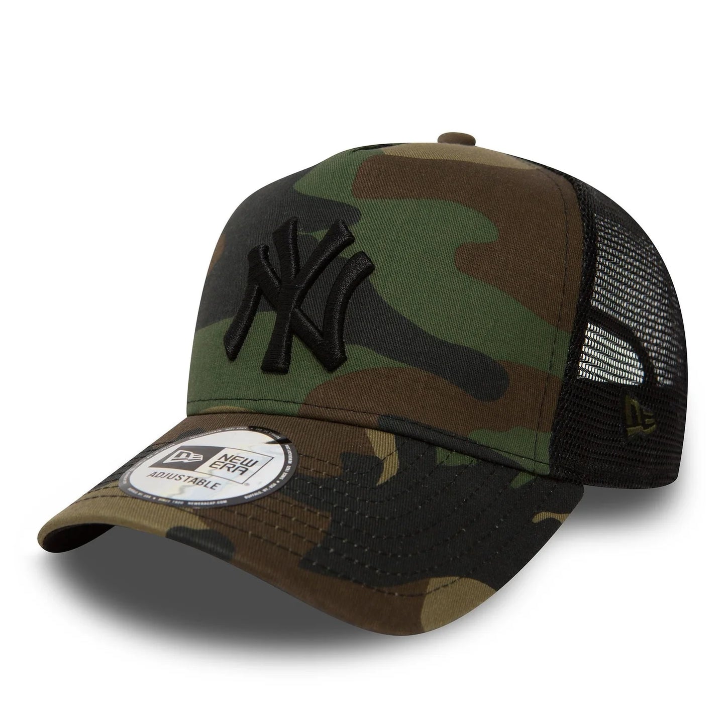New Era Derhúfa - New York Yankees MLB League Essential camó 9FORTY A-Frame Trucker Adjustable Cap