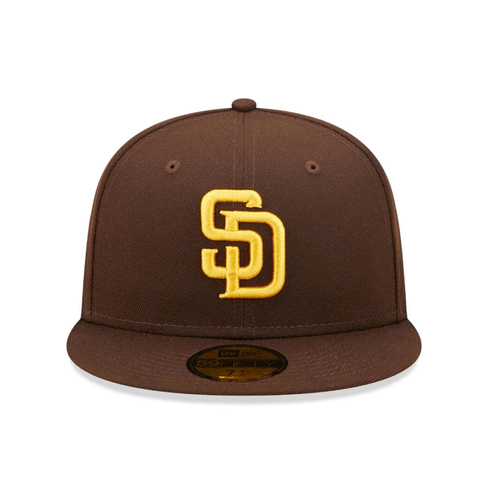 New era Derhúfa - san diego paders Authentic On Field Game brown