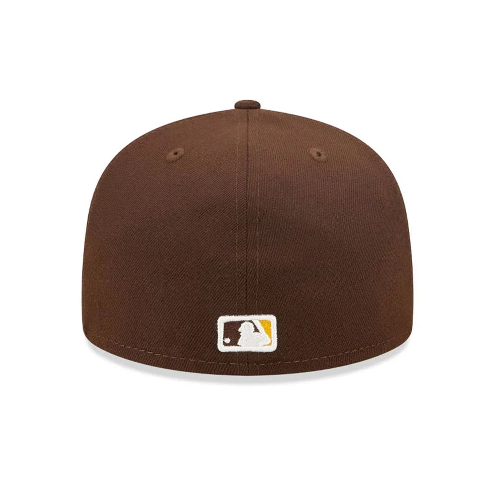 New era Derhúfa - san diego paders Authentic On Field Game brown