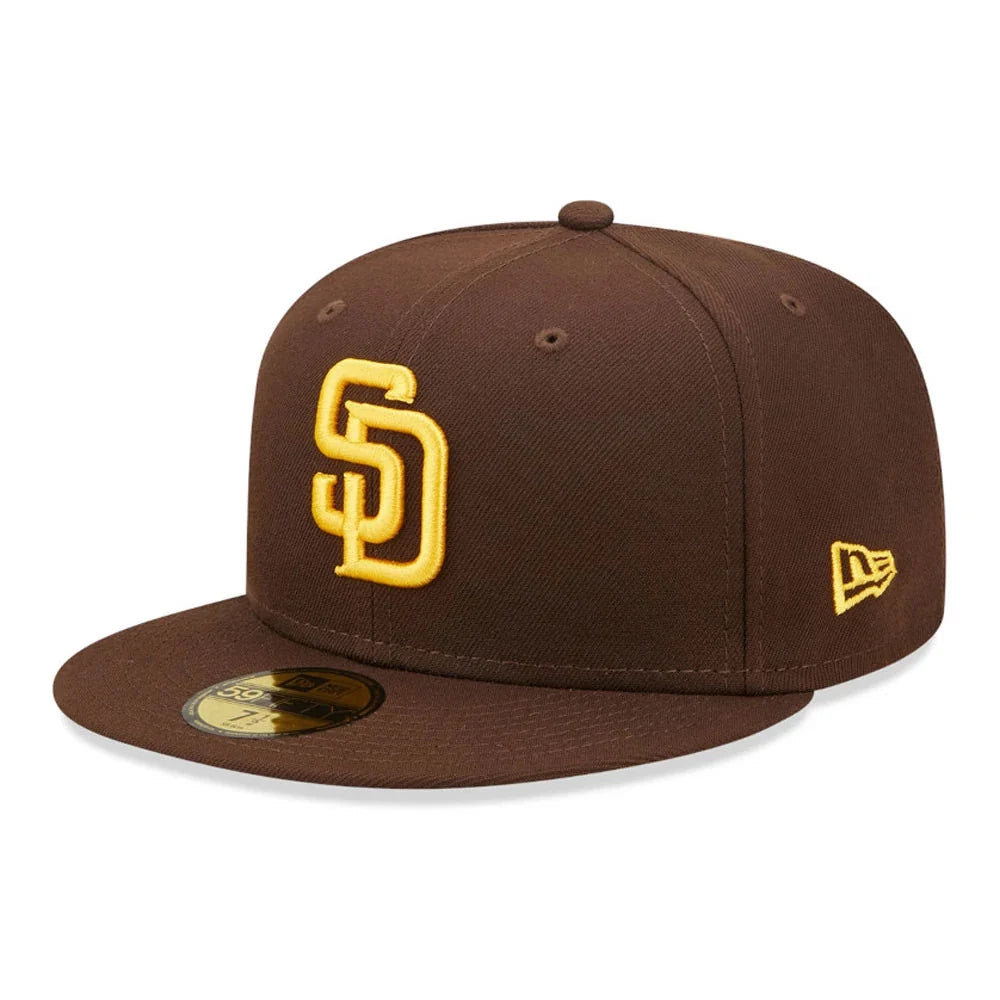 New era Derhúfa - san diego paders Authentic On Field Game brown