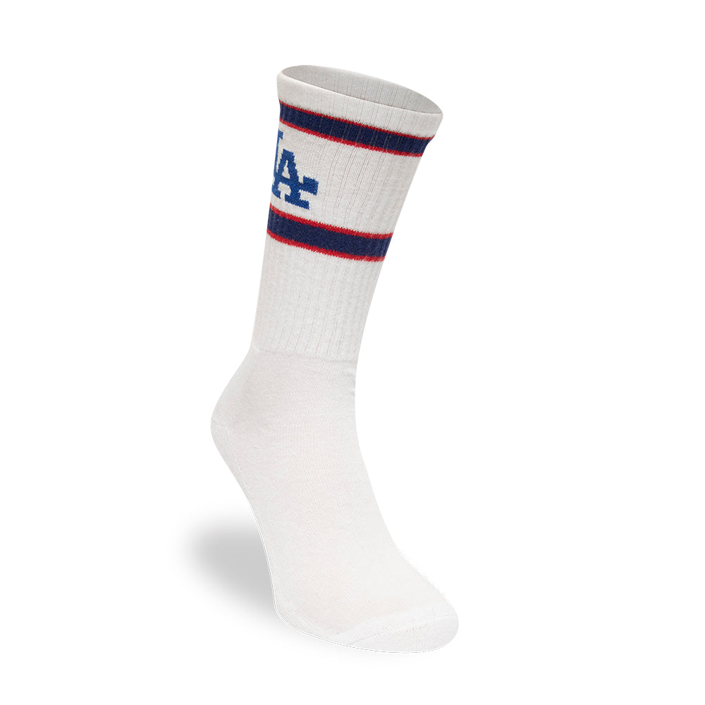 New Era Sokkar - LA Dodgers MLB Premium White Socks