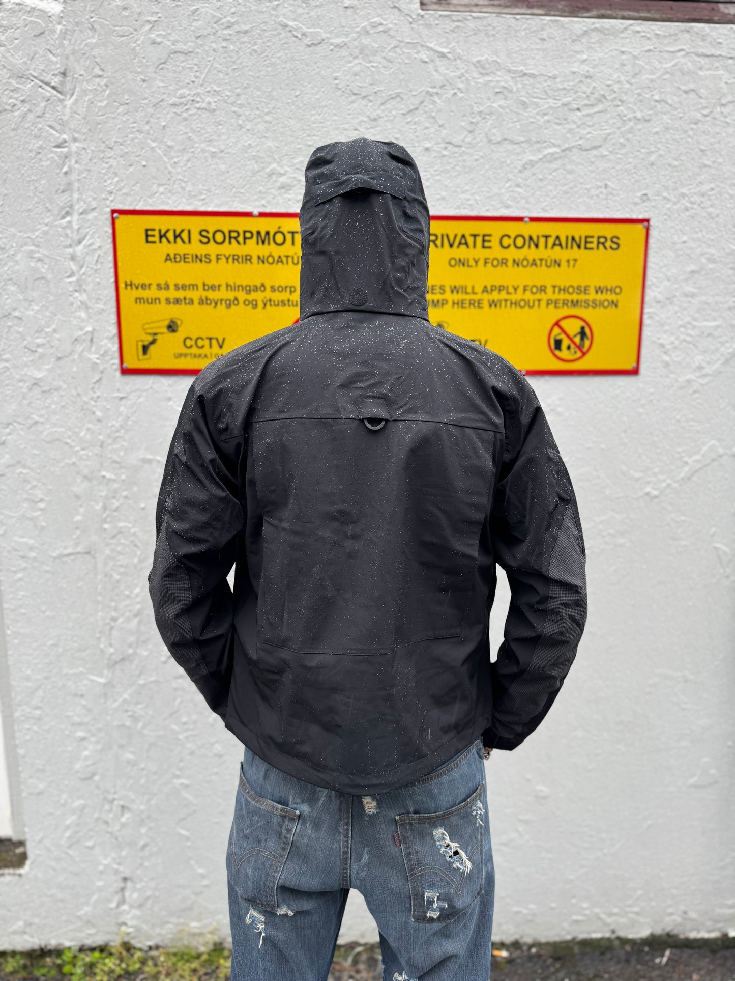 Regn jakki - Cropped - 10.000mm vatnsheldni - X-stretch