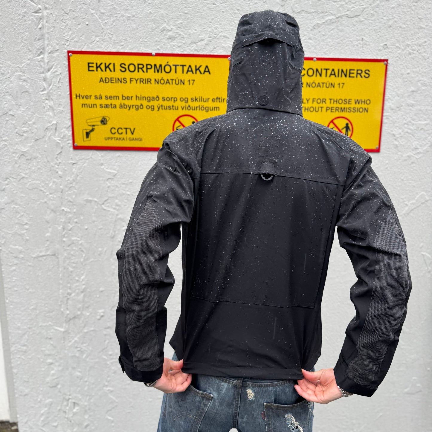 Regn jakki - Cropped - 10.000mm vatnsheldni - X-stretch