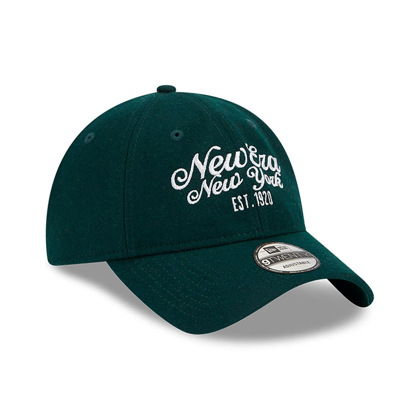 New Era Derhúfa - New Era Melton Dark Green 9TWENTY