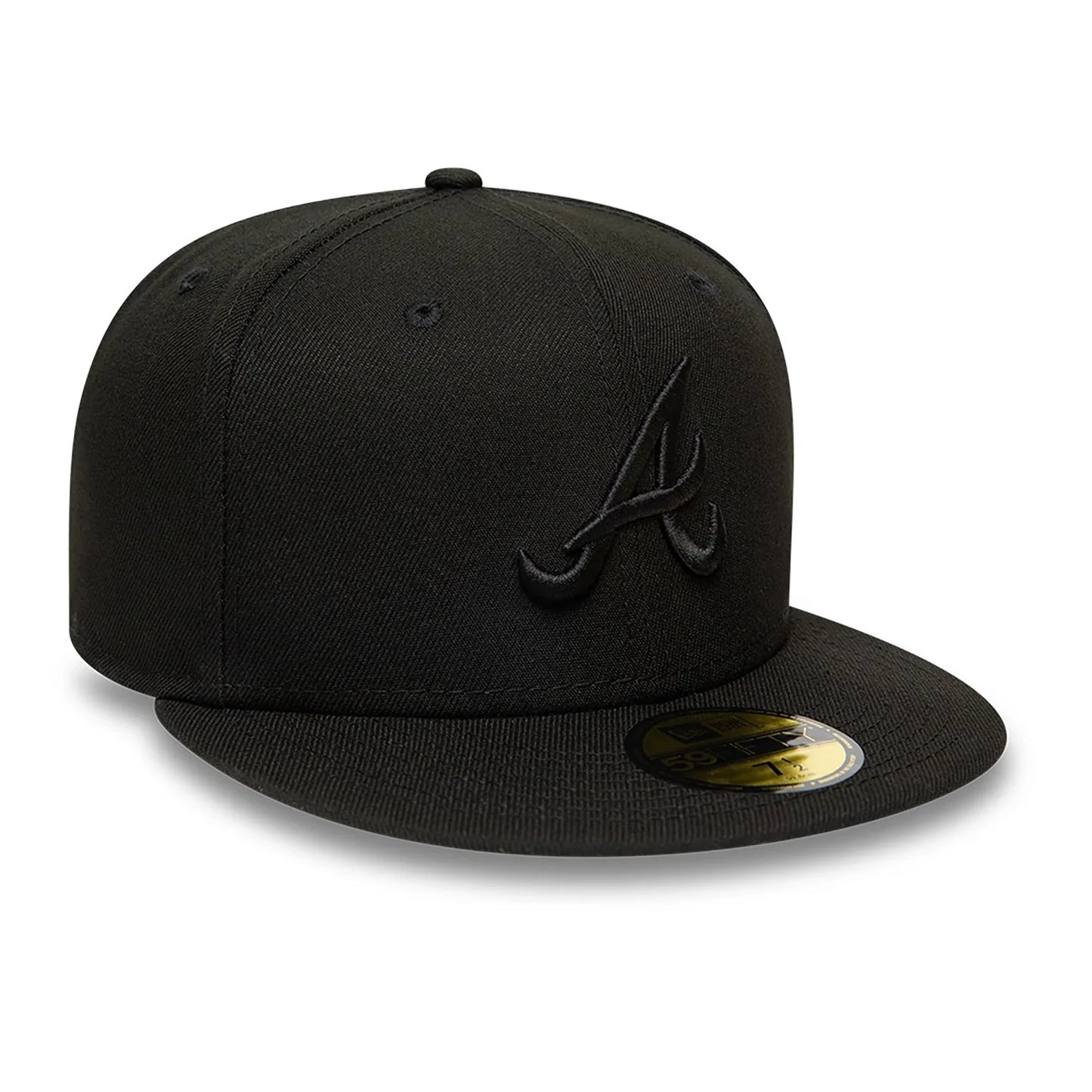 New Era Derhúfa - Atlanta Braves MLB Black on Black 59FIFTY Fitted Cap