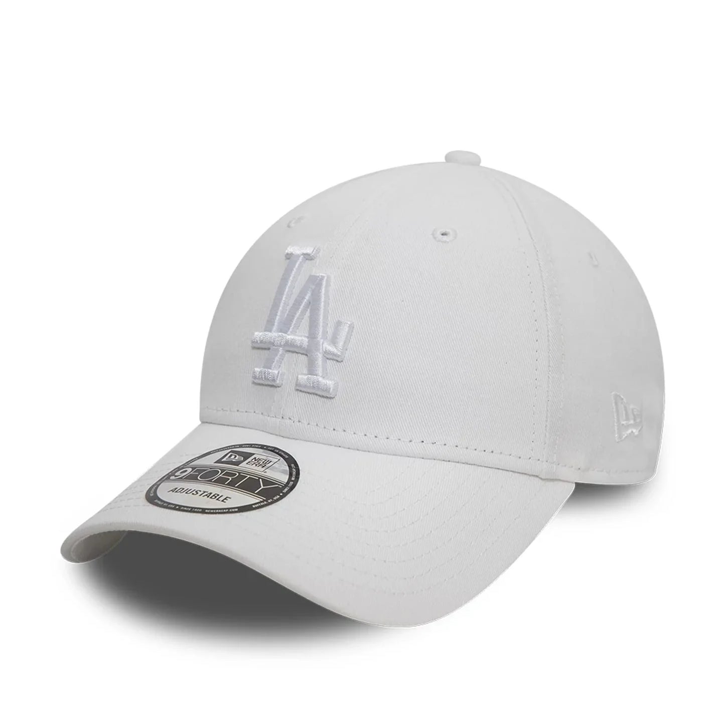 New Era Derhúfa - LEAGUE ESSENTIAL 9FORTY LA Dodgers white OSFA