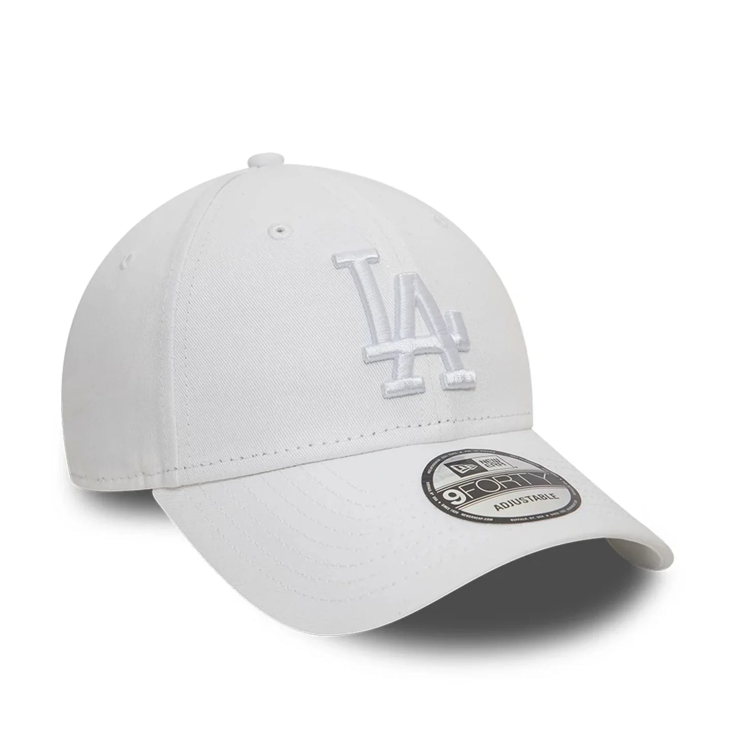 New Era Derhúfa - LEAGUE ESSENTIAL 9FORTY LA Dodgers white OSFA