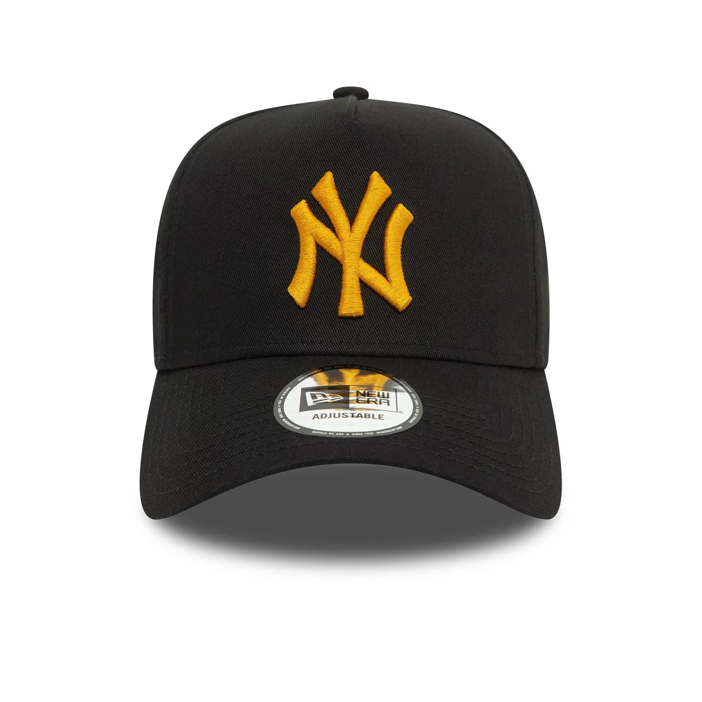 New era Derhúfa - New York Yankees League Essential Black 9FORTY E-Frame Trucker Cap