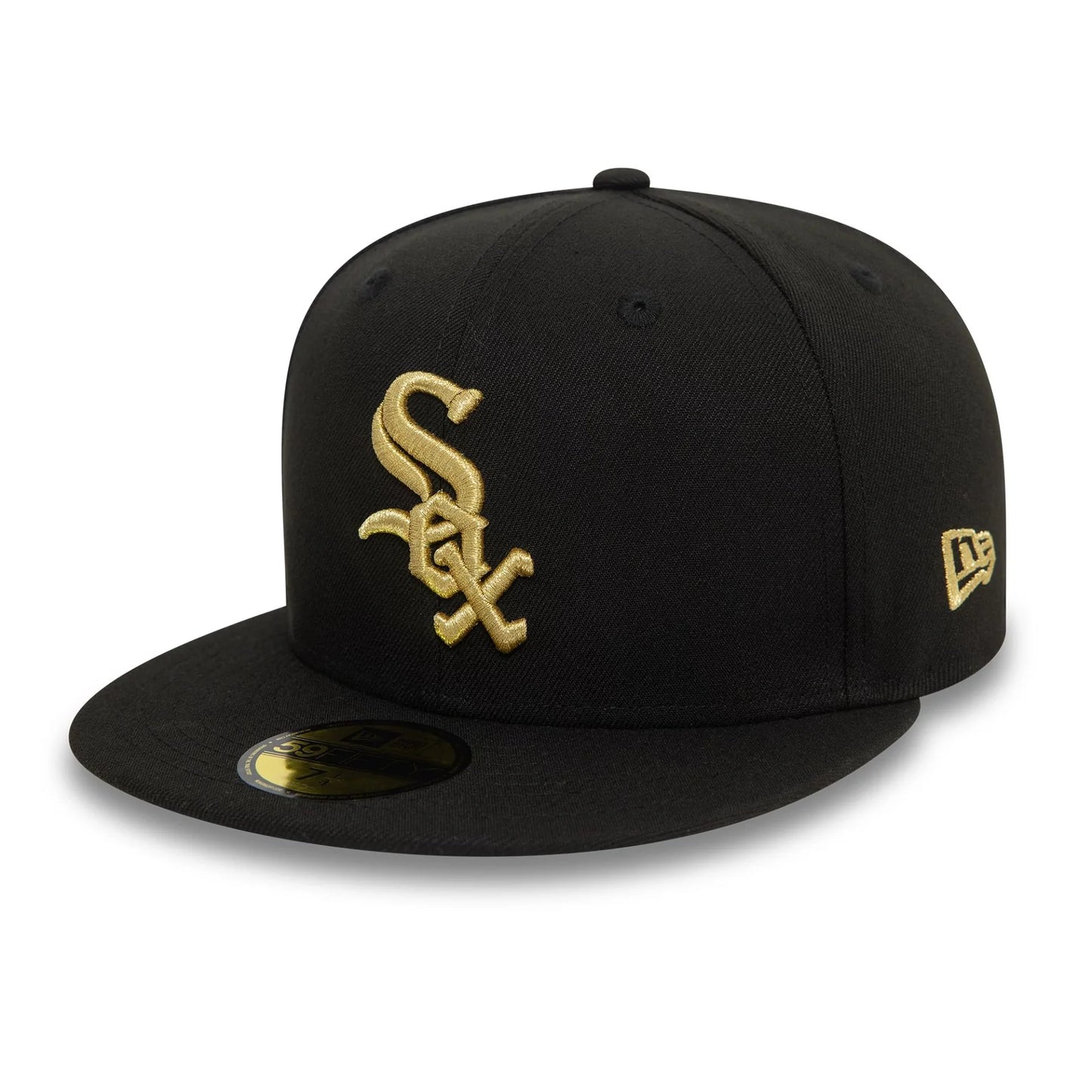 New Era Derhúfa - Chicago White Sox Cooperstown Metallic Black 59FIFTY Fitted Cap