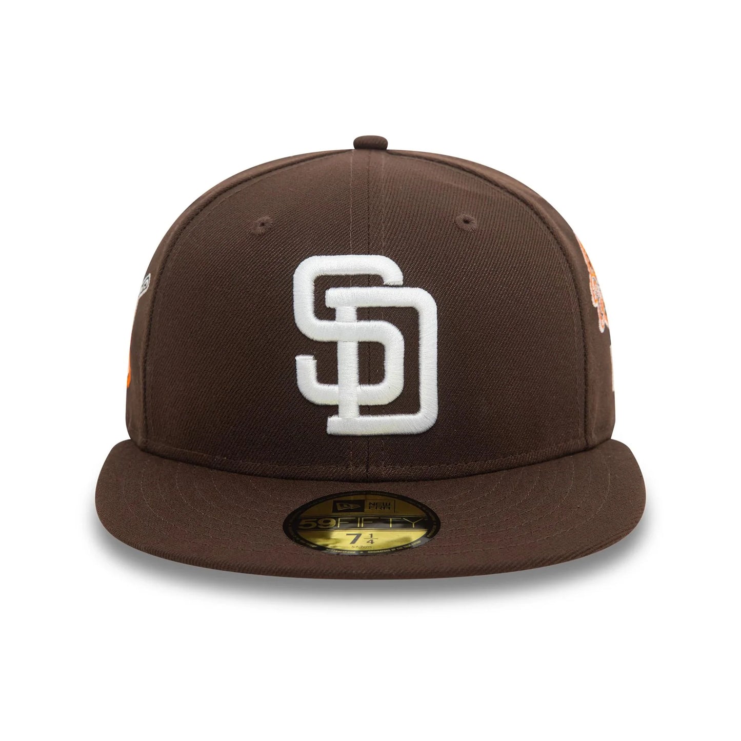 New Era Derhúfa - San Diego Padres MLB Cooperstown Patch Dark Brown 59FIFTY Fitted Cap