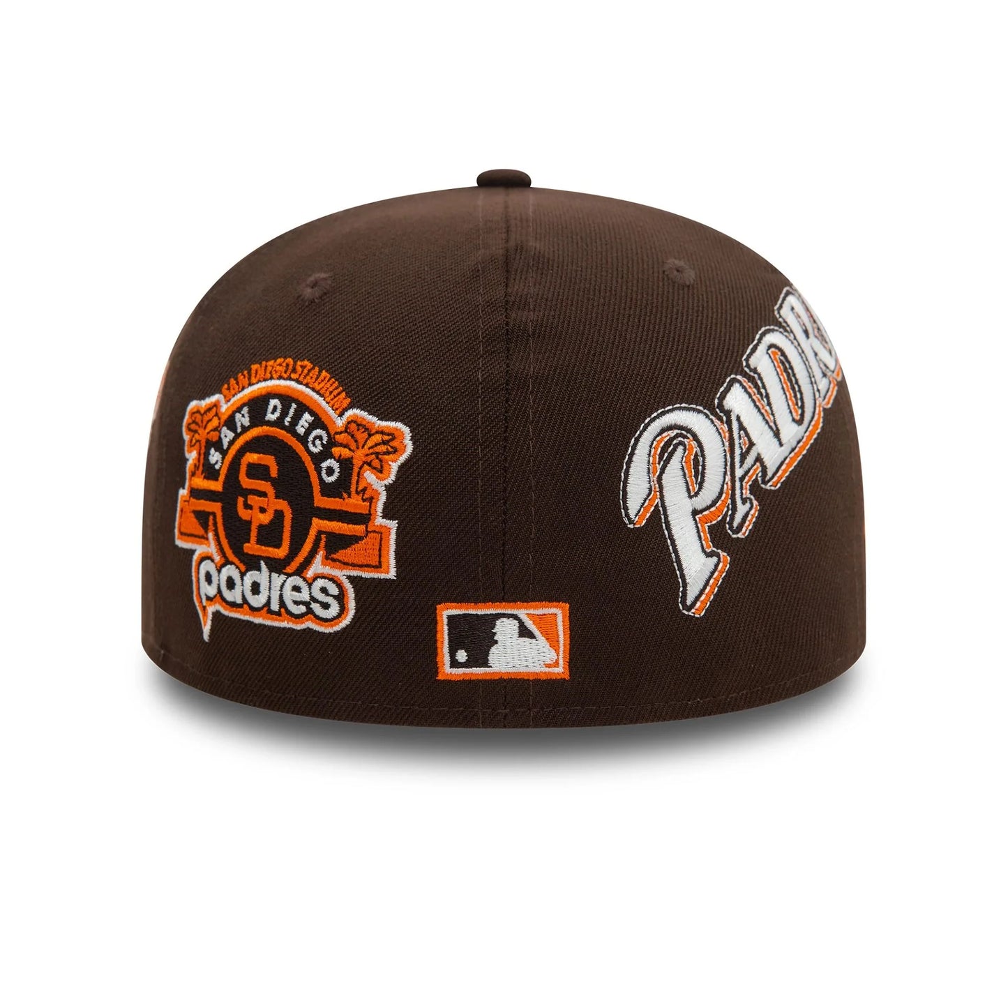 New Era Derhúfa - San Diego Padres MLB Cooperstown Patch Dark Brown 59FIFTY Fitted Cap