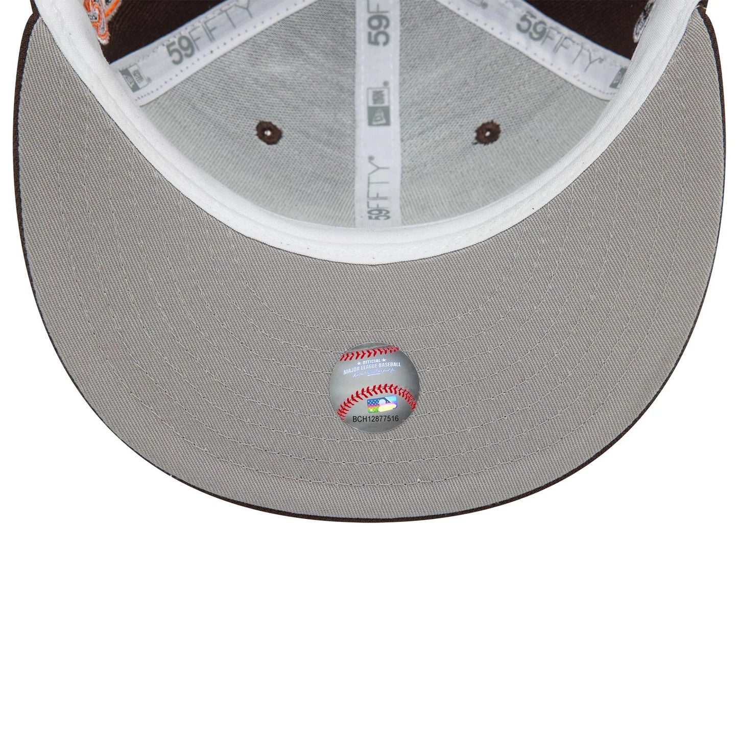 New Era Derhúfa - San Diego Padres MLB Cooperstown Patch Dark Brown 59FIFTY Fitted Cap