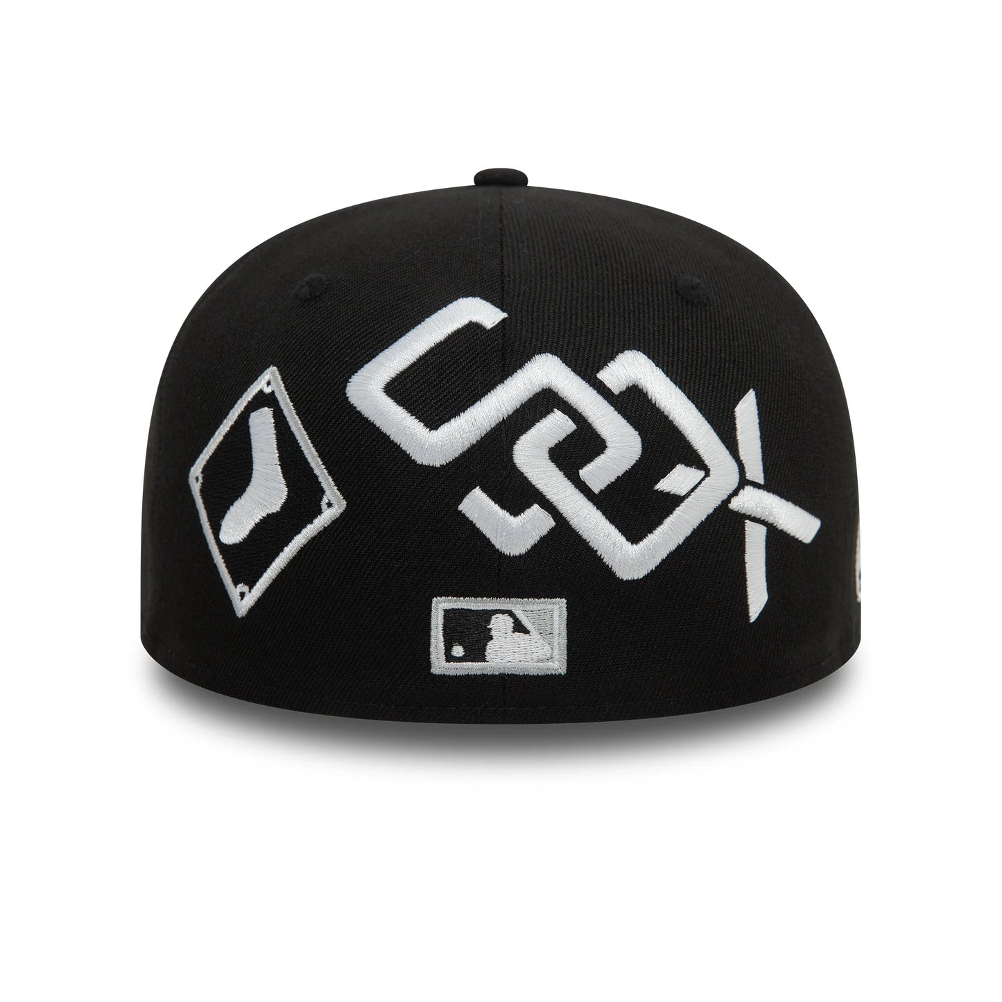 New Era Derhúfa - Chicago White Sox 59FIFTY MLB Cooperstown Patch Black Cap