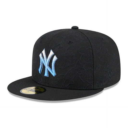 New Era Derhúfa - NY Tonal koi pattern Svört