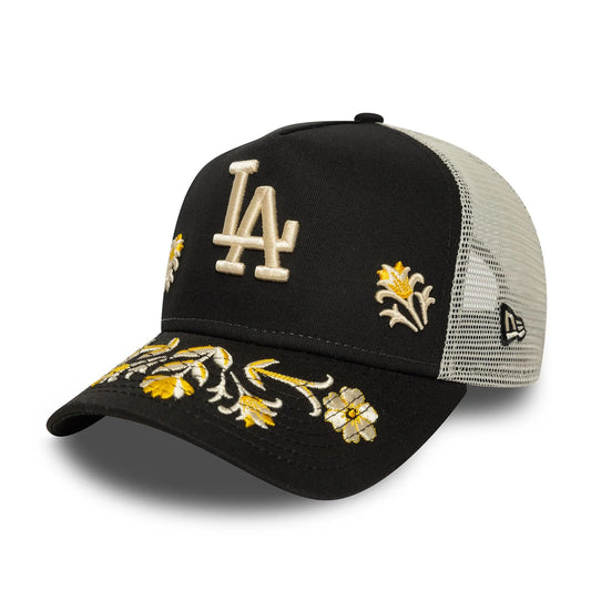 New Era Derhúfa - League Essential Trucker Cap Los Angeles Dodgers  - floral