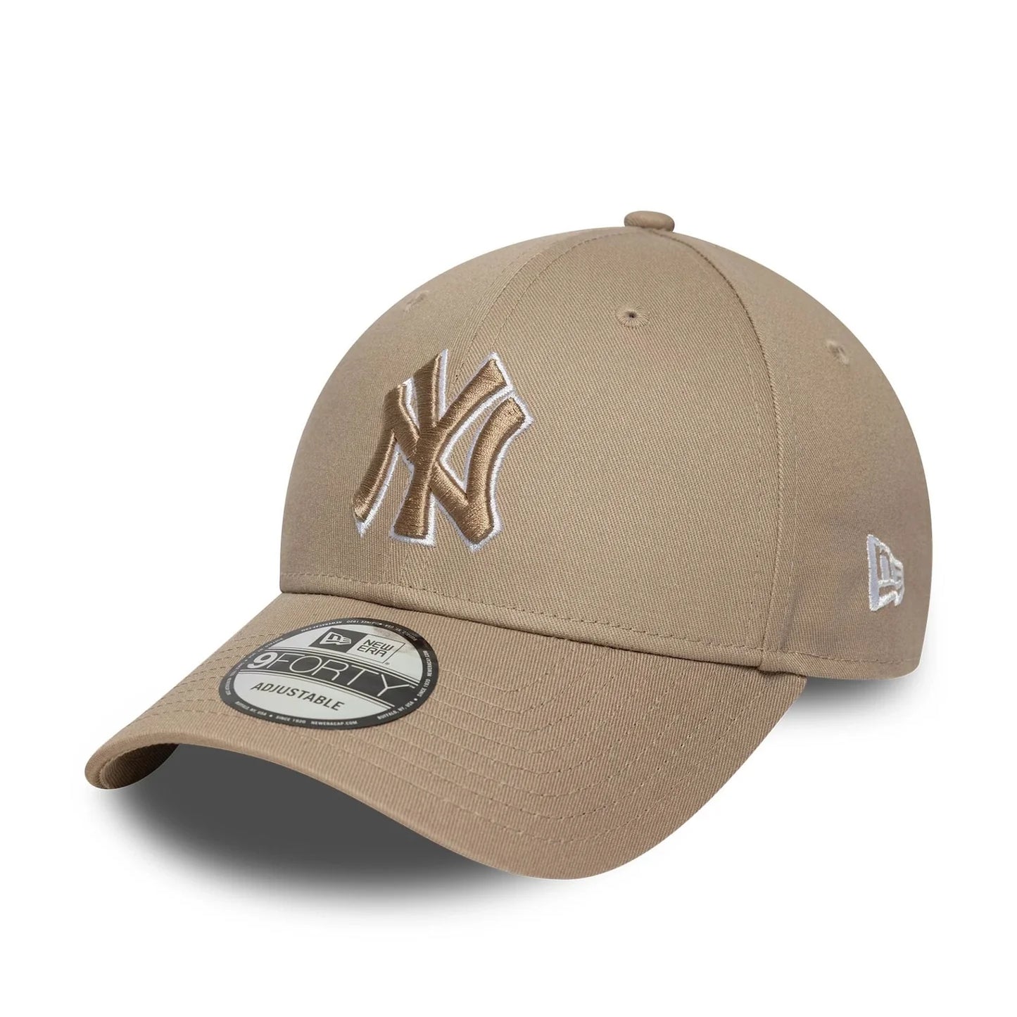 New Era Derhúfa - League Essential 9Forty New York Yankees Cap - sand outline