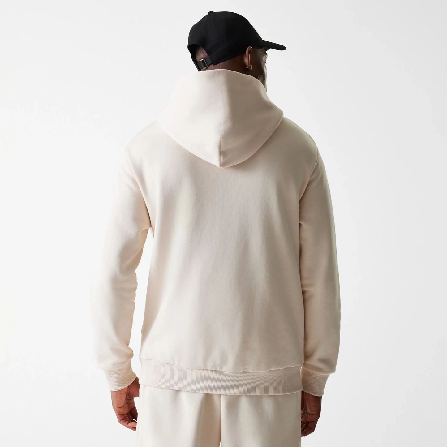 New Era Hettupeysa - Tech Light Beige Oversized Pullover Hoodie