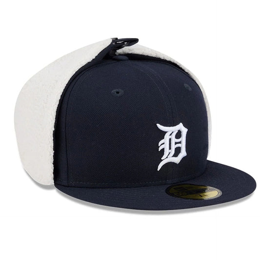 New Era Derhúfa - Detroit tigers navy 59Fifty Dogear Fitted Hat