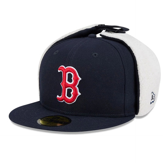 New Era Derhúfa - Boston red sox navy 59Fifty Dogear Fitted Hat