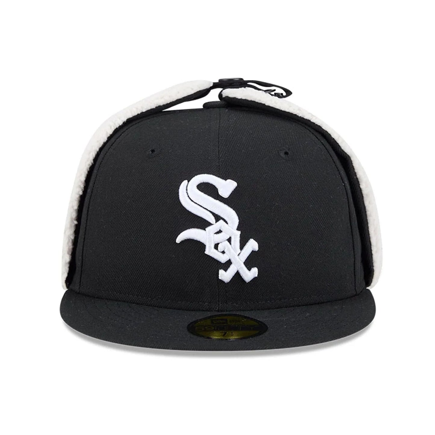 New Era Derhúfa - Chicago White Sox Black 59Fifty Dogear Fitted Hat