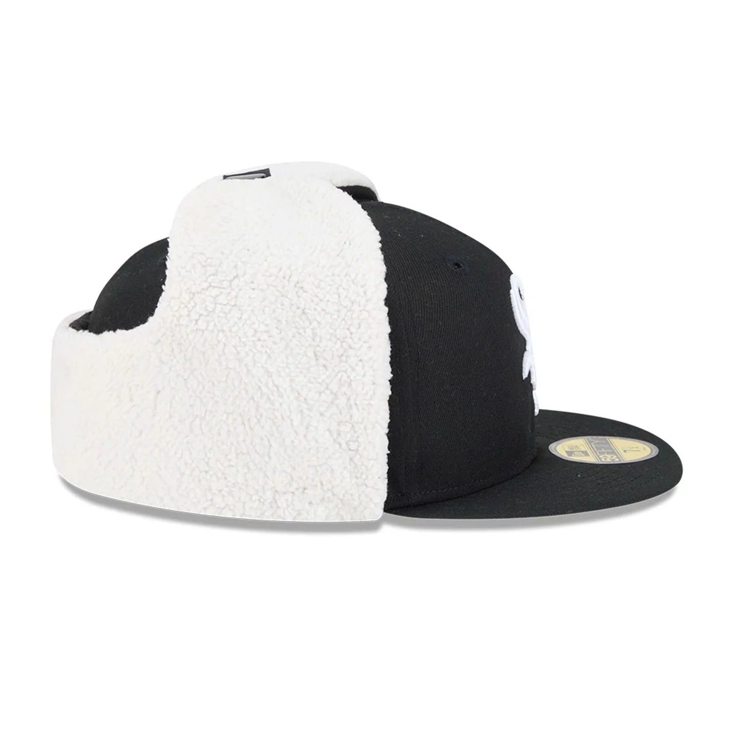 New Era Derhúfa - Chicago White Sox Black 59Fifty Dogear Fitted Hat