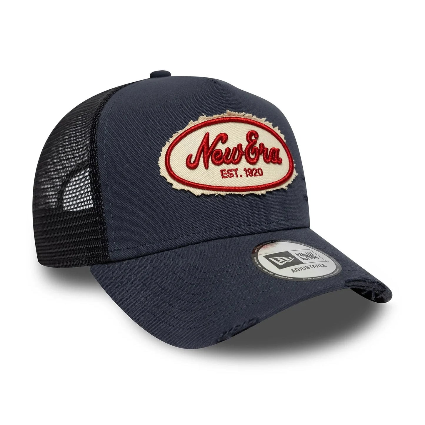 New Era Derhúfa - new era oval patch 9FORTY A-Frame Trucker Adjustable Cap