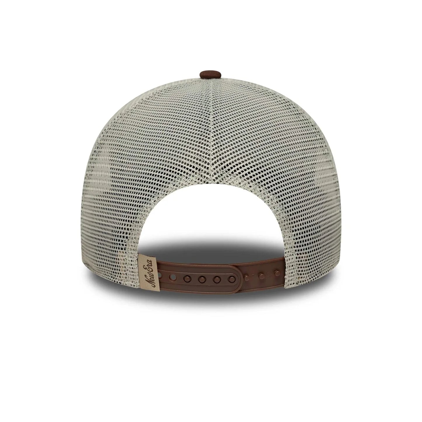 New Era Derhúfa - new era patch brown 9FORTY A-Frame Trucker Adjustable Cap