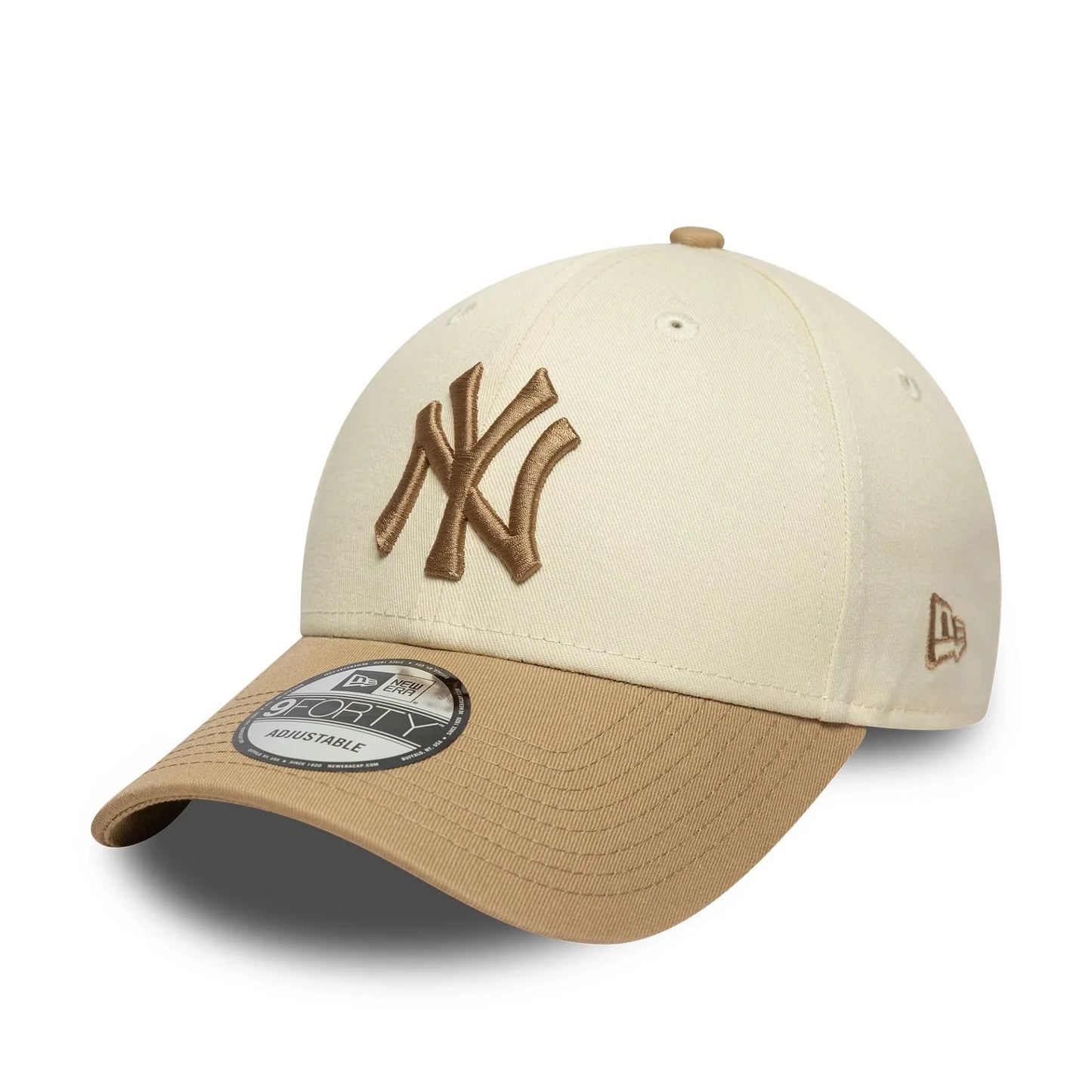 New Era Derhúfa - New York Yankees Essential sand/brown 9FORTY Cap