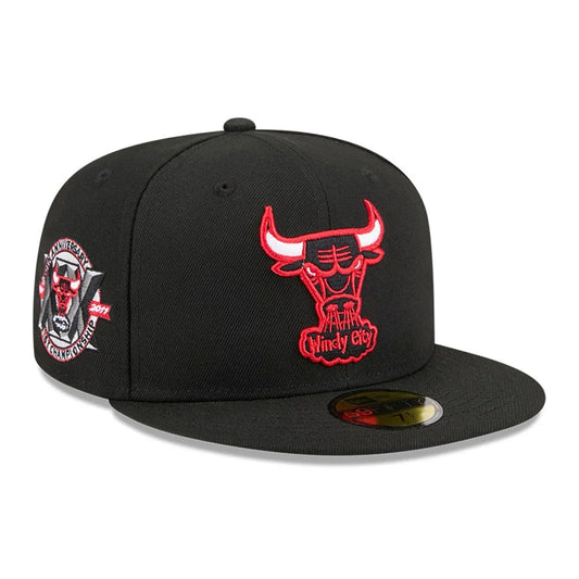 New era Derhúfa - Chicago Bulls NBA Hardwood Classic Black 59FIFTY Fitted Cap