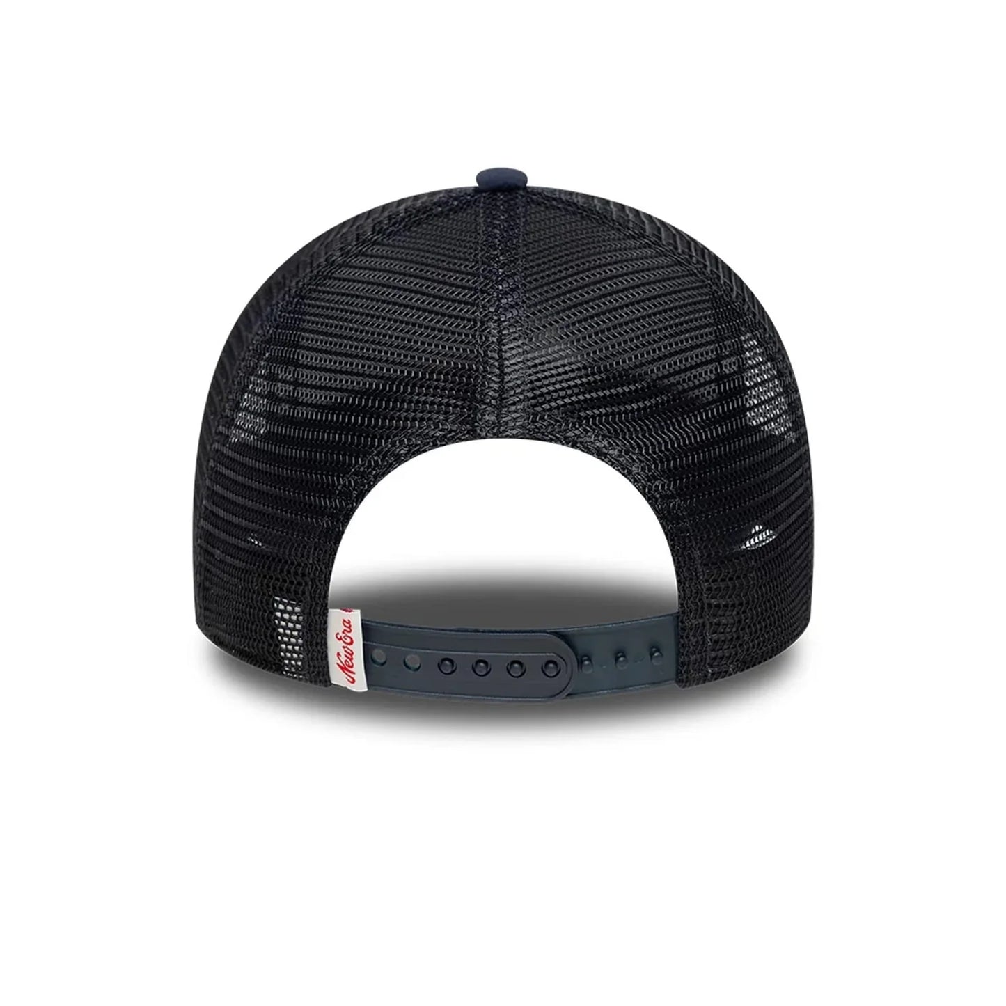 New Era Derhúfa - New Era Oval Patch Navy 9FORTY A-Frame Trucker Adjustable Cap