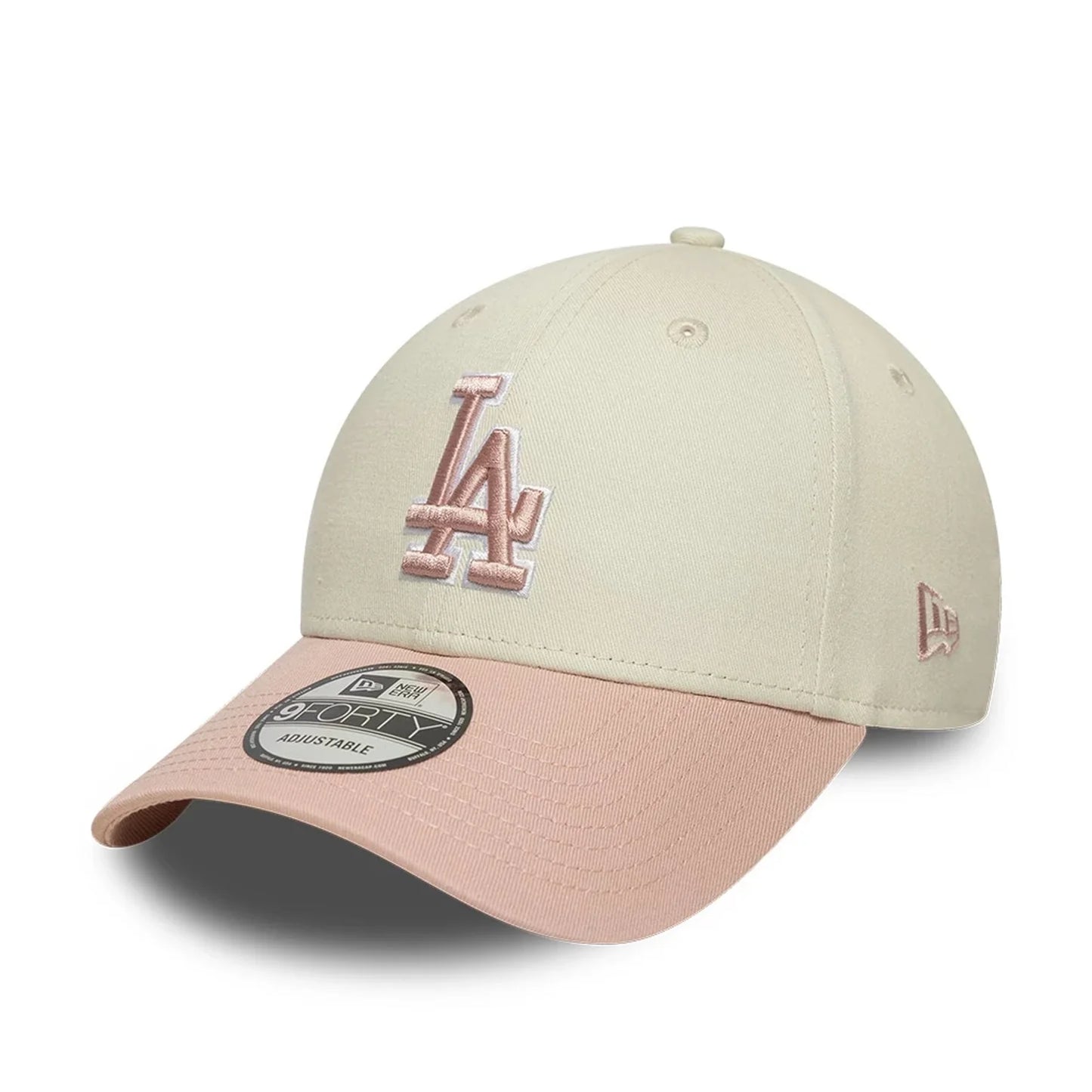 New Era Derhúfa - LA Dodgers MLB World Series Patch Light Beige 9FORTY Adjustable Cap
