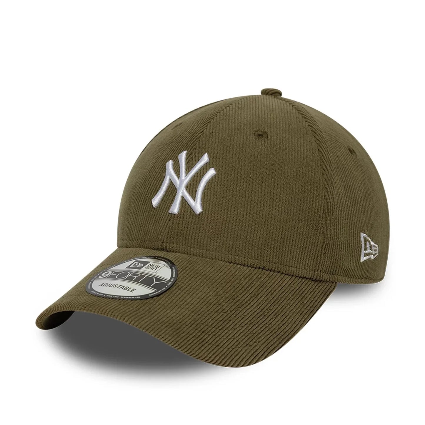 New era derhúfa - New York Yankees MLB Soft Cord Dark Green 9FORTY Adjustable Cap