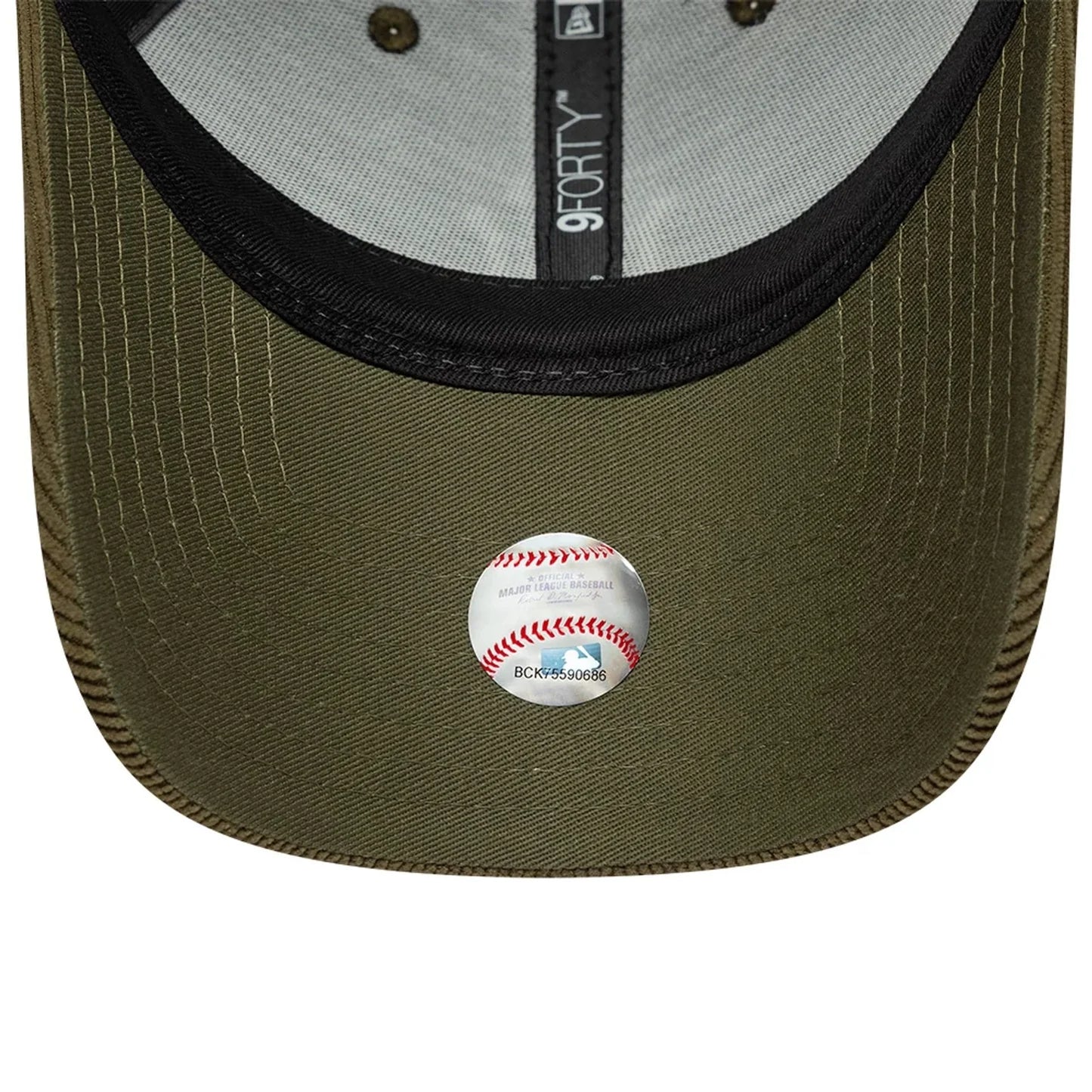 New era derhúfa - New York Yankees MLB Soft Cord Dark Green 9FORTY Adjustable Cap