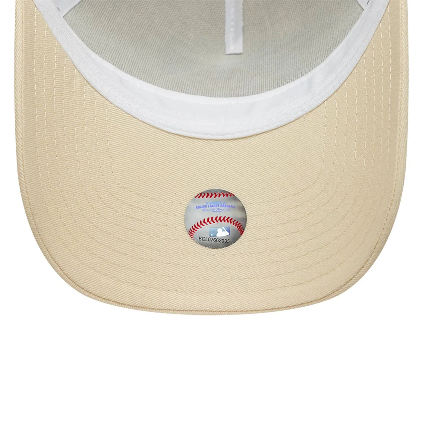 New Era Derhúfa - New York Yankees MLB Outline Cream 9FORTY E-Frame Trucker Adjustable Cap