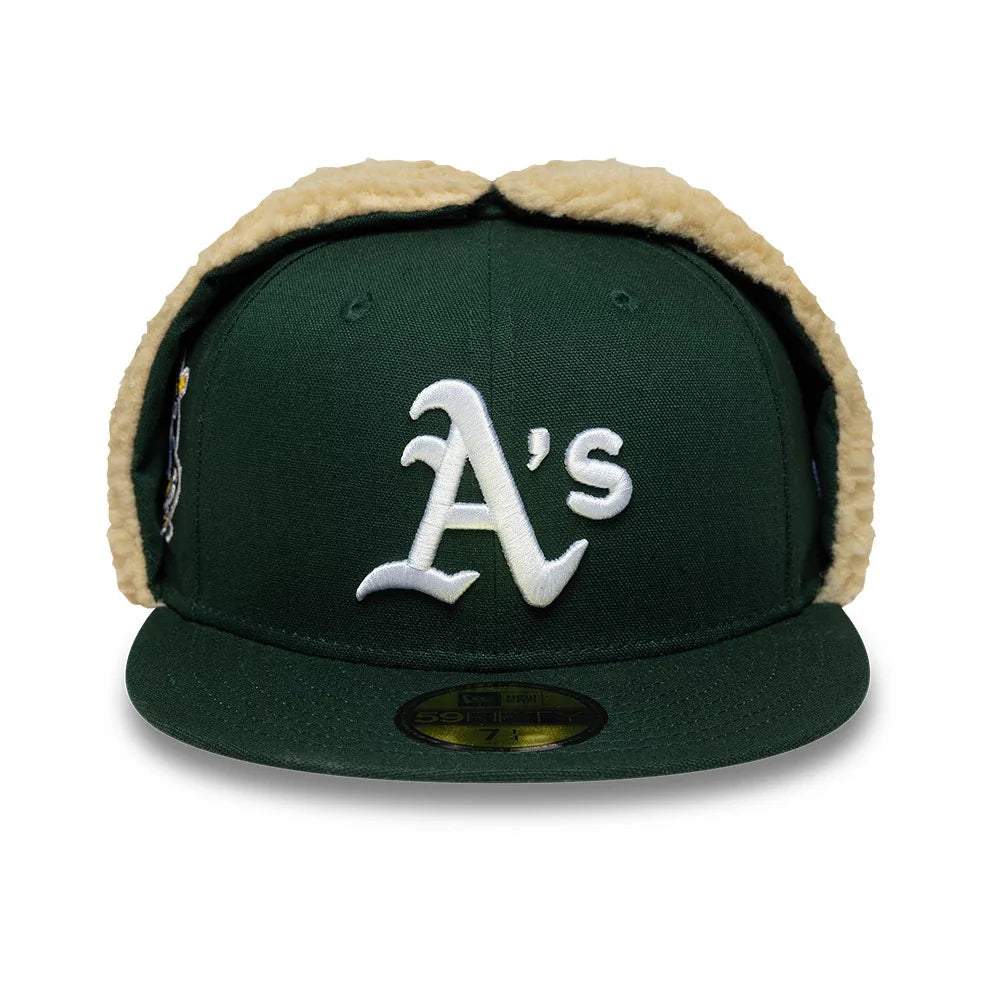 New Era Derhúfa - Athletics MLB World Series Dark Green Dogear 59FIFTY Fitted Cap