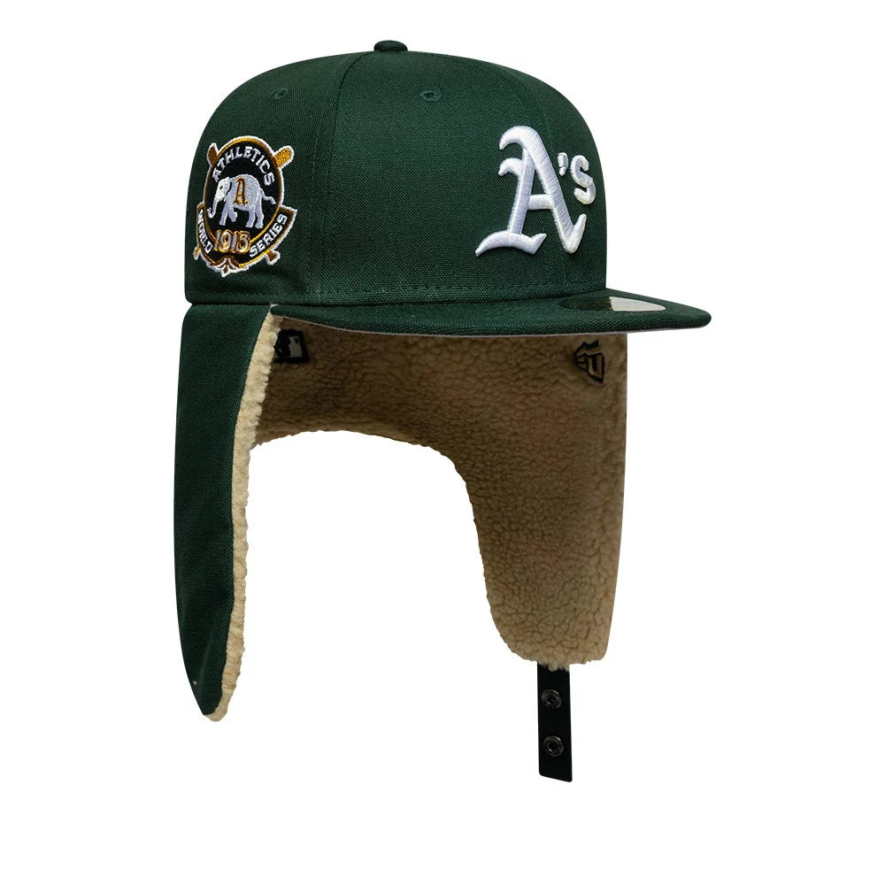 New Era Derhúfa - Athletics MLB World Series Dark Green Dogear 59FIFTY Fitted Cap