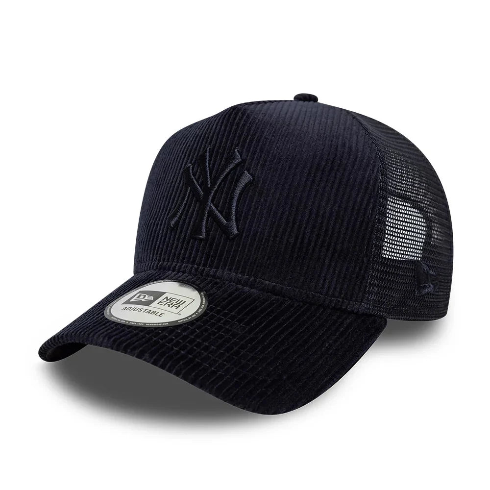 New Era Derhúfa - TONAL CORD - Trucker Cap - New York Yankees - Navy