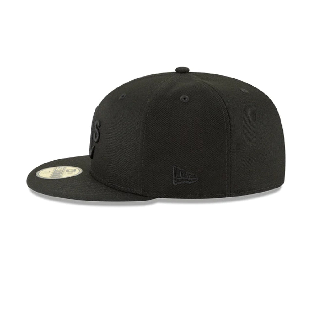 New era derhúfa - Oakland Athletics MLB Black On Black 59FIFTY