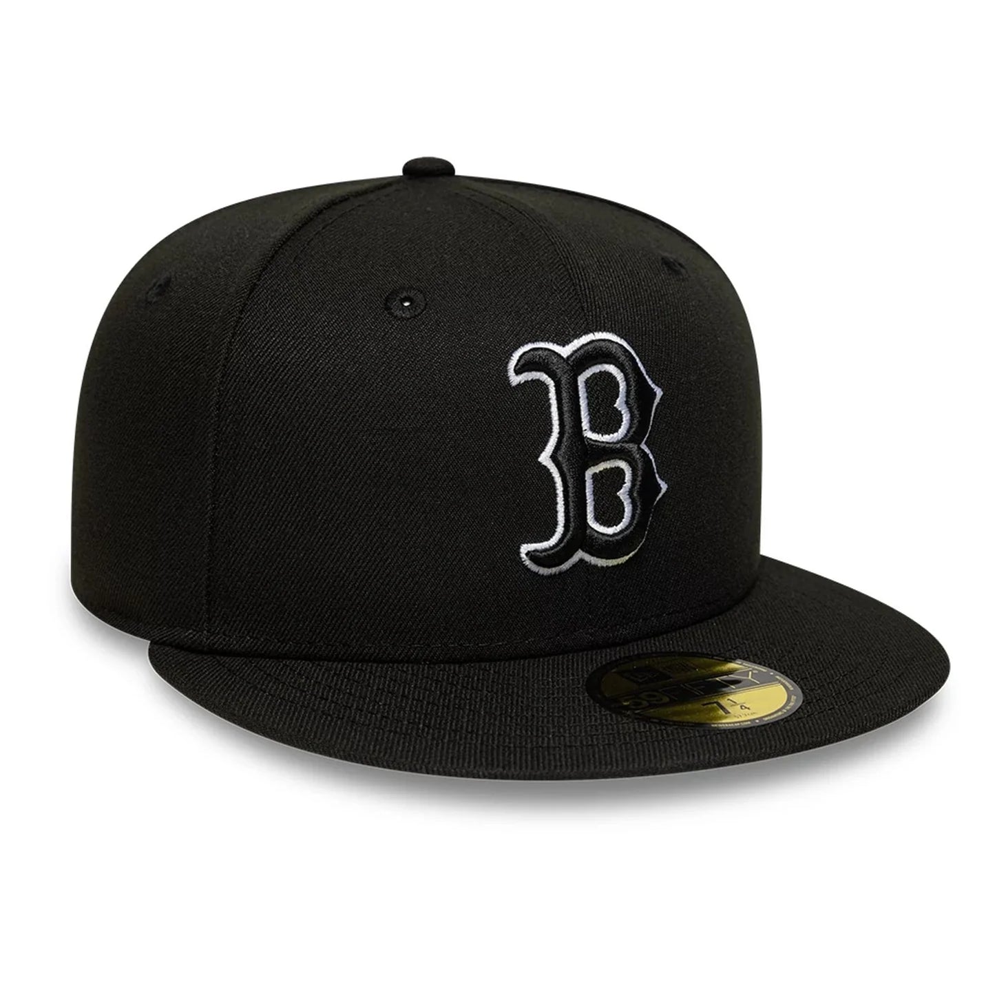New era derhúfa - Boston Red Sox MLB Black 59FIFTY Fitted Cap