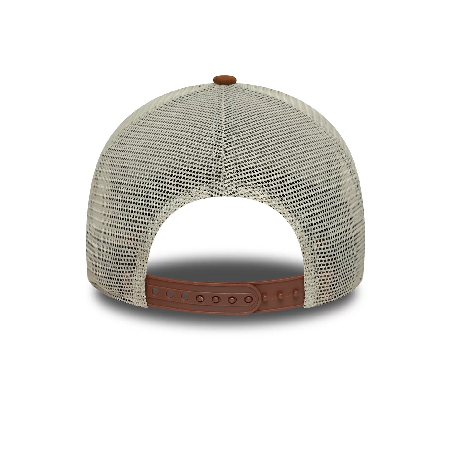 New Era Derhúfa - Oval patch trucker suede brim