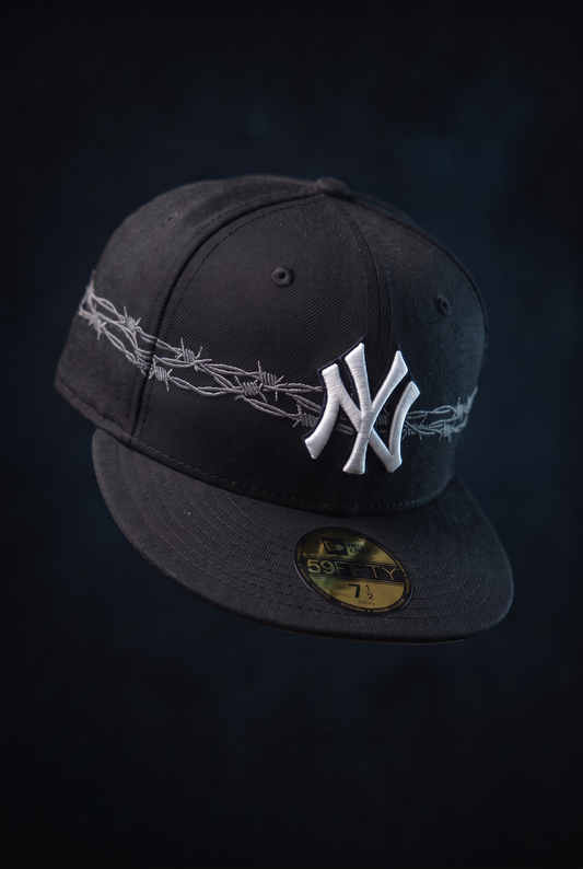 New Era Derhúfa - New York Yankies MLB ICON navy 59FIFTY FITTED CAP Black