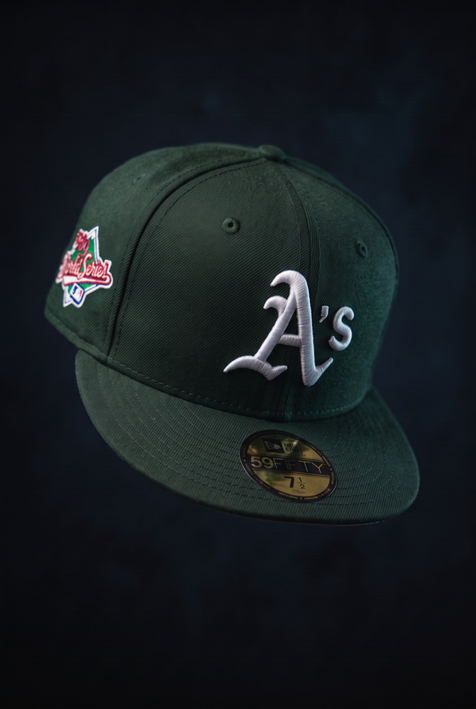 New Era Derhúfa -Oakland Athletics World Series Græn 59FIFTY Fitted Cap