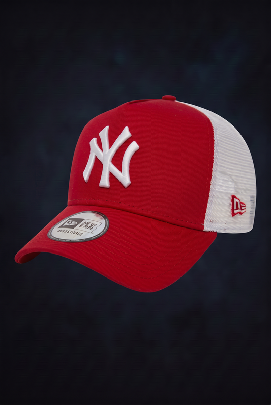 New Era Derhúfa - LA League Essential Red/White Trucker Cap