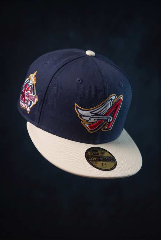 New Era Derhúfa - LA Angels Visor Clip Navy 59FIFTY Fitted Cap